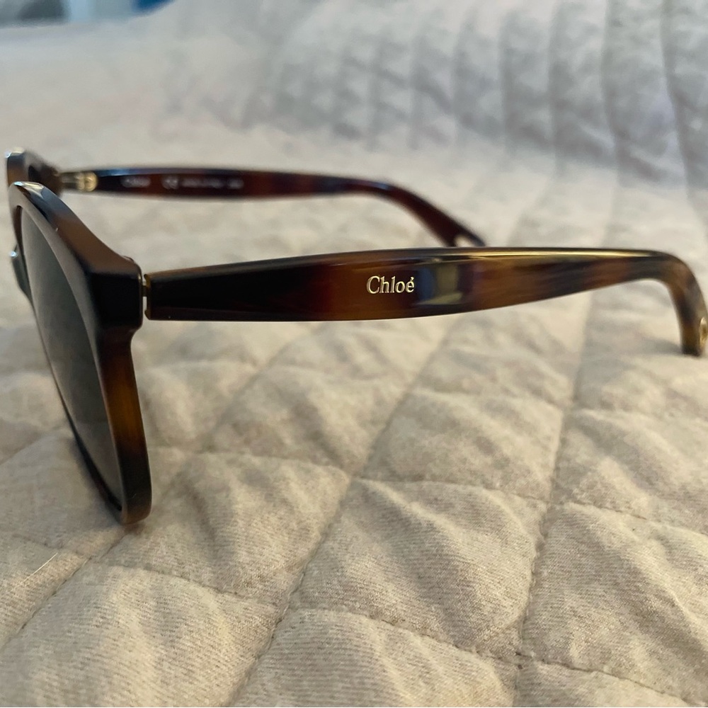 Chlo Tortoise Shell Sunglasses - image 4